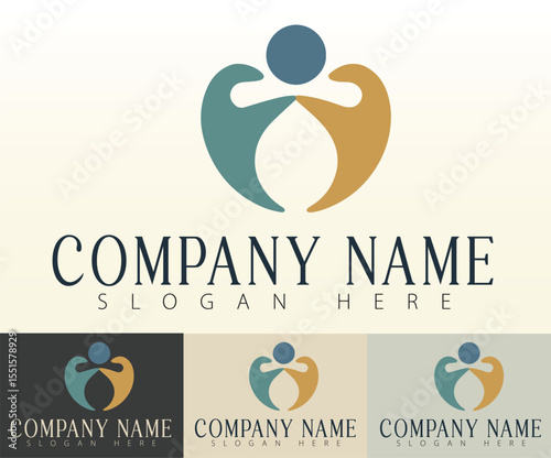 A logo that visually expresses business unity with simplicity.