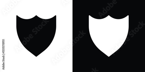 Shield interrogation icon. Design for website and mobile apps.