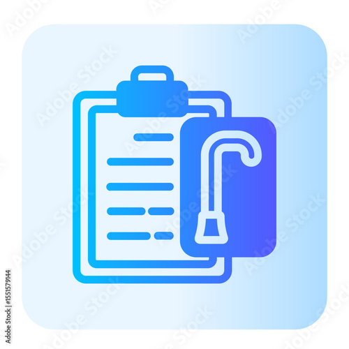 retirement plan gradient icon