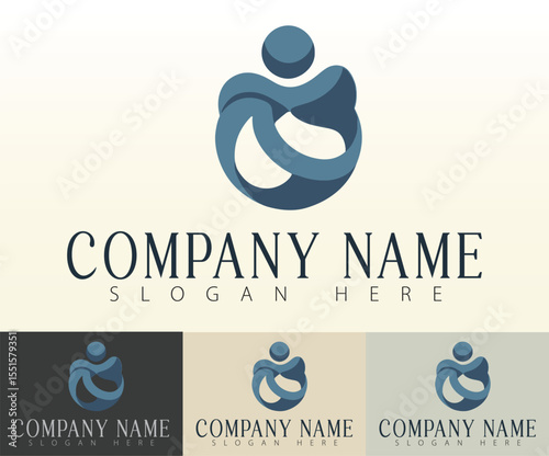 A futuristic yet simple business logo design.