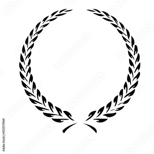 laurel wreath vector