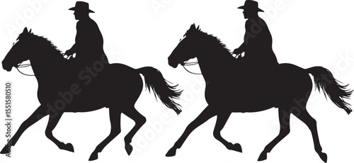 
"Horse Racing Silhouette Bundle"