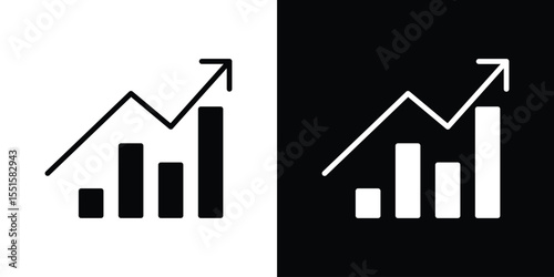 Stagflation icon. Design for website and mobile apps.