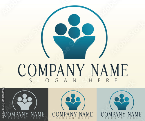 A modern logo design built on simplicity and harmony.