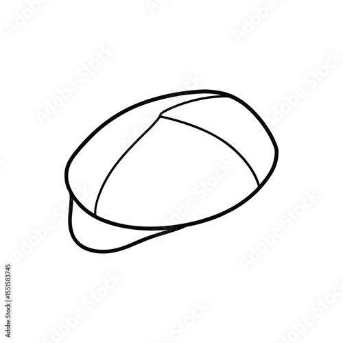 beret line art