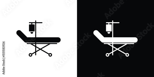 Stretcher icon vector, Symbol, logo illustrations