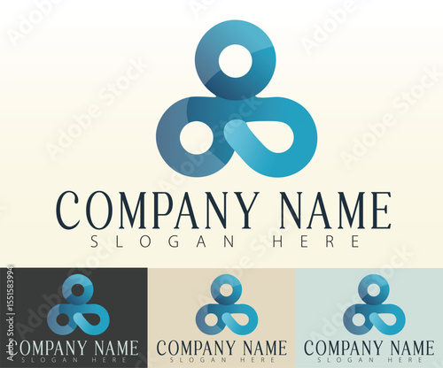 A creative unity emblem for business use.