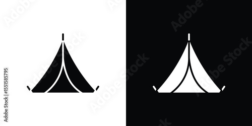 Tent icon. Design for website and mobile apps.