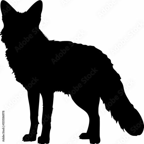 wolf vector silhouette
