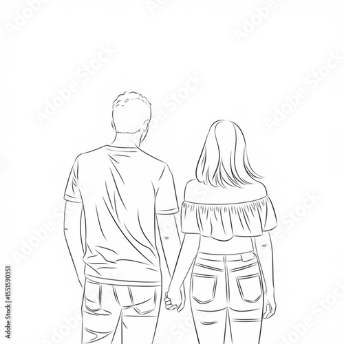 elderly couple walking