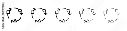 Adaptation icon vector, Symbol, logo illustrations