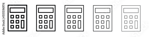 Calculator icon vector, Symbol, logo illustrations