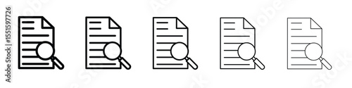 Case studies icon vector, Symbol, logo illustrations