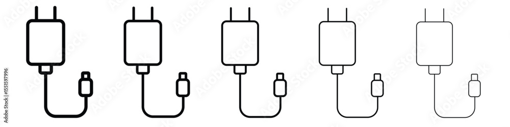 Charger icon vector, Symbol, logo illustrations Charger icon vector, Symbol, logo illustrations