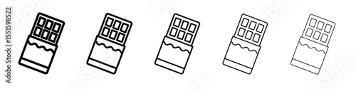 Chocolate icon vector, Symbol, logo illustrations