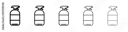 Cleaning spray icon vector, Symbol, logo illustrations