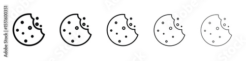 Cookie icon vector, Symbol, logo illustrations