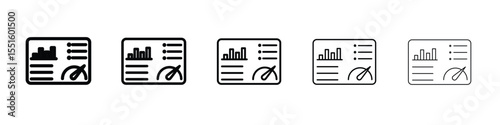Dashboard icon vector, Symbol, logo illustrations