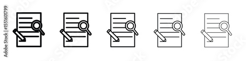 Defining icon vector, Symbol, logo illustrations