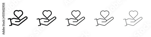 Donate icon vector, Symbol, logo illustrations