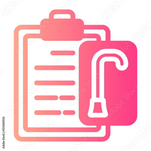 retirement plan gradient icon