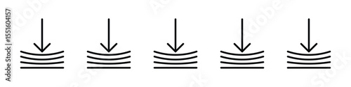 Elastic icon. Design for website and mobile apps.