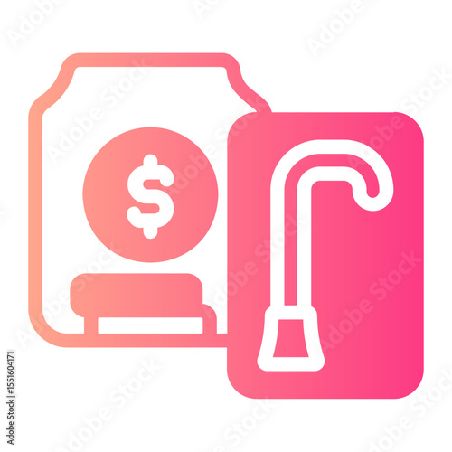 savings gradient icon