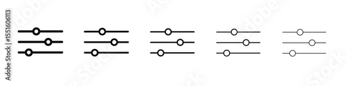 Filter Button icon vector, Symbol, logo illustrations