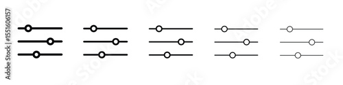Filter Control icon vector, Symbol, logo illustrations