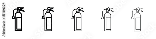 Fire extinguisher icon. Design for website and mobile apps.