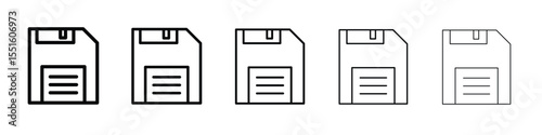 Floppy disk icon vector, Symbol, logo illustrations