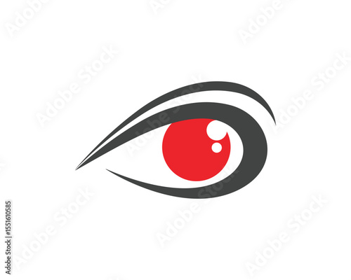Eye care logo and symbols template vector icons app..