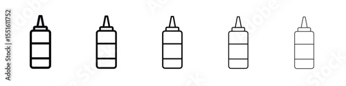 Ketchup icon vector, Symbol, logo illustrations
