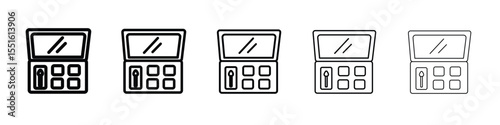 Makeup palette icon vector, Symbol, logo illustrations