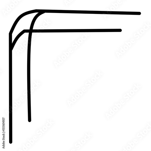 Chinese frame corner vector