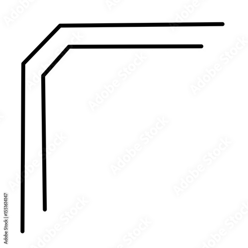 Chinese frame corner vector