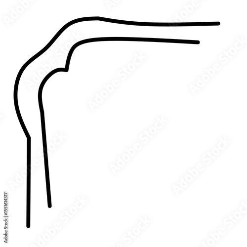 Chinese frame corner vector