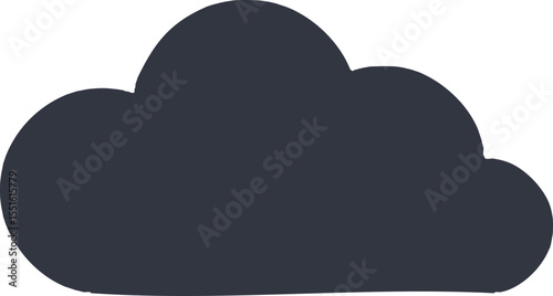 Symbole météo simple sans remplissage