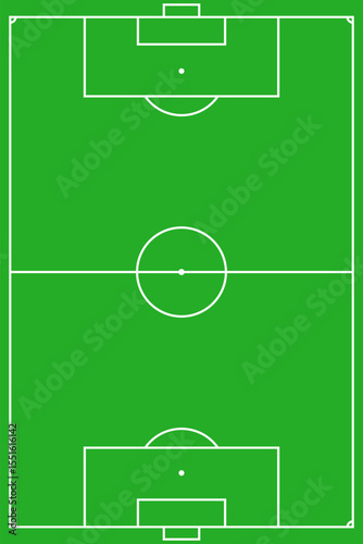 Soccer field Football Pitch Layout icon symbol illustration
