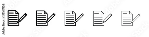 Note icon vector, Symbol, logo illustrations