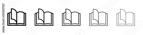 Open Book icon. Design for website and mobile apps.