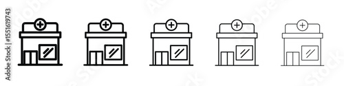 Pharmacy icon vector, Symbol, logo illustrations