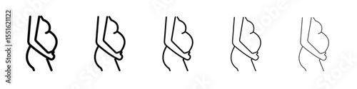 Pregnancy icon vector, Symbol, logo illustrations