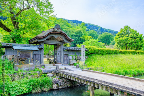 初夏の一乗谷朝倉氏遺跡　福井県福井市　Ichijodani Asakurashi Ruins in early summer. Fukui Pref, Fukui City. photo