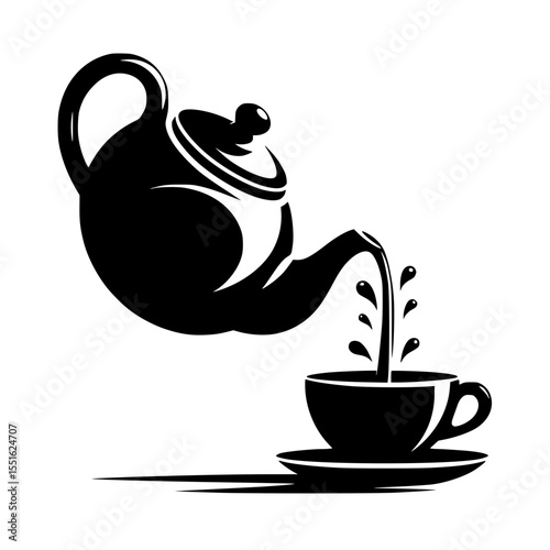 teapot and cups