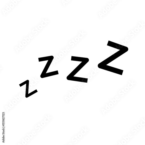 ZZZZ sleeping doodle icon 