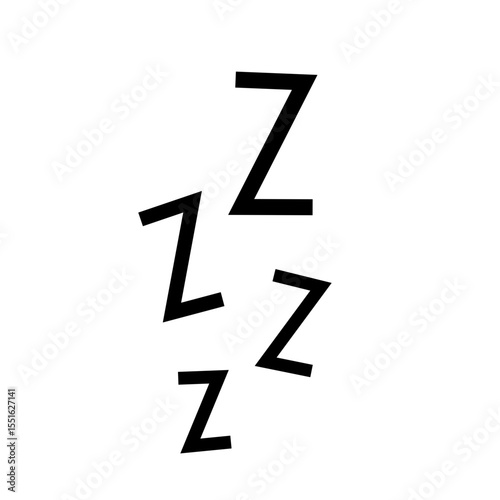 ZZZZ sleeping doodle icon 