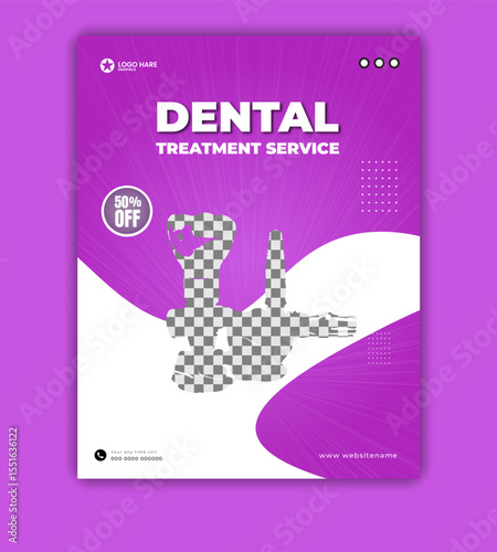 Dental Treatment Service Flyer Promotion