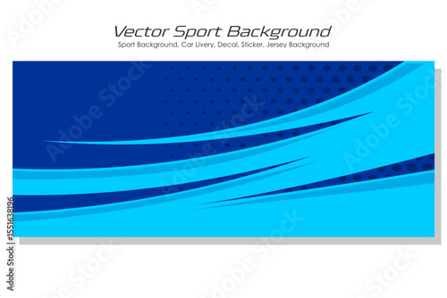 Sport racing car wrap design livery, decal, printable file premium EPS 10