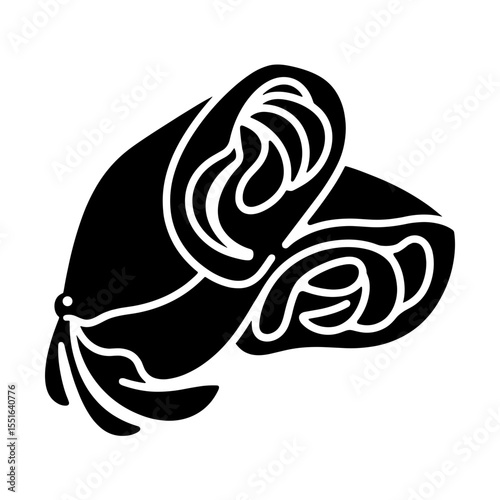 Silhouette of wrap sandwich, lunch alternative with allergy icon, food safety
